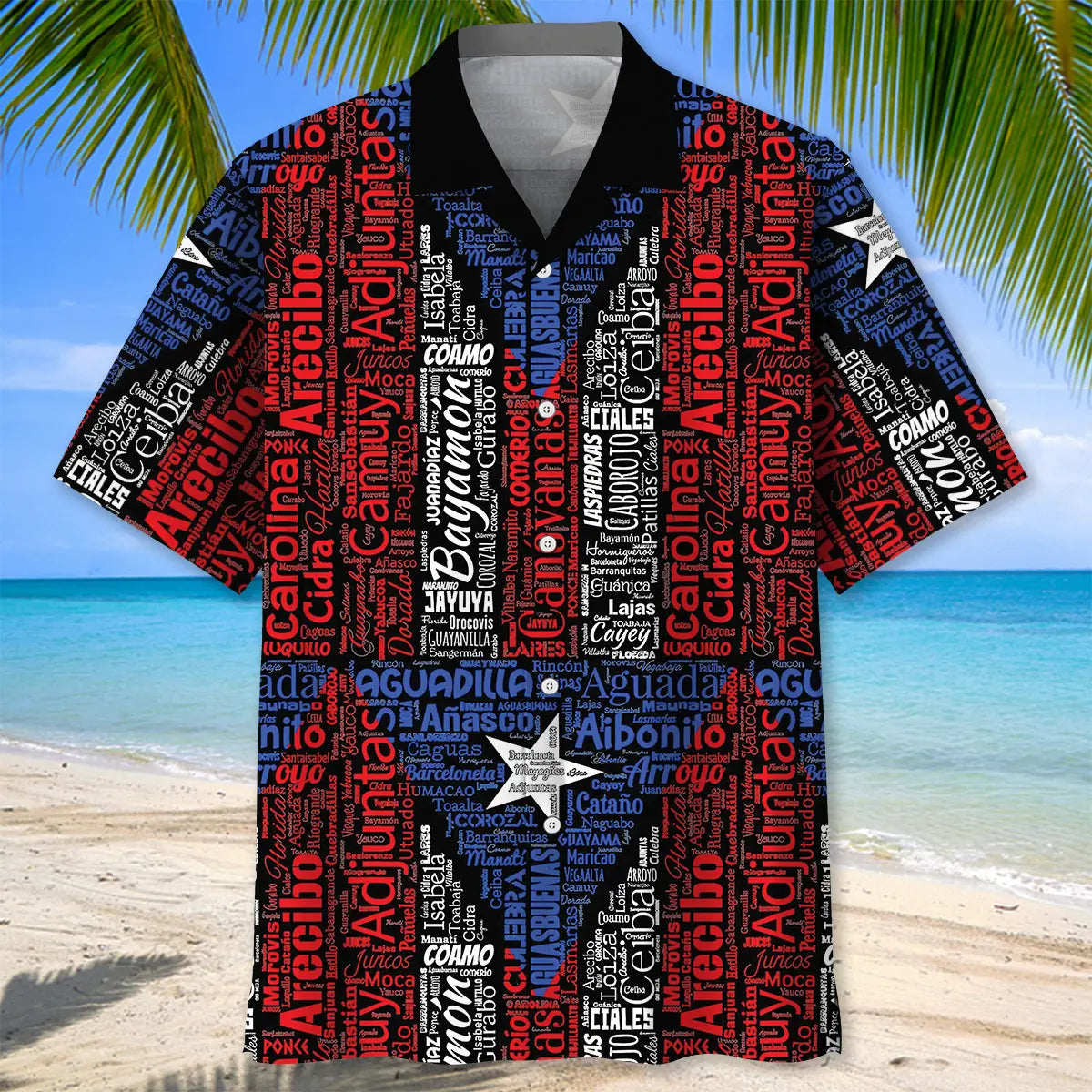 Puerto Rico Flag Hawaiian Shirt For Weekend Escape And Casual Wear