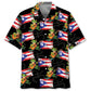 Puerto Rico Hawaiian Shirt For Tropical Retreat, Island Adventure, And Easygoing Fashion