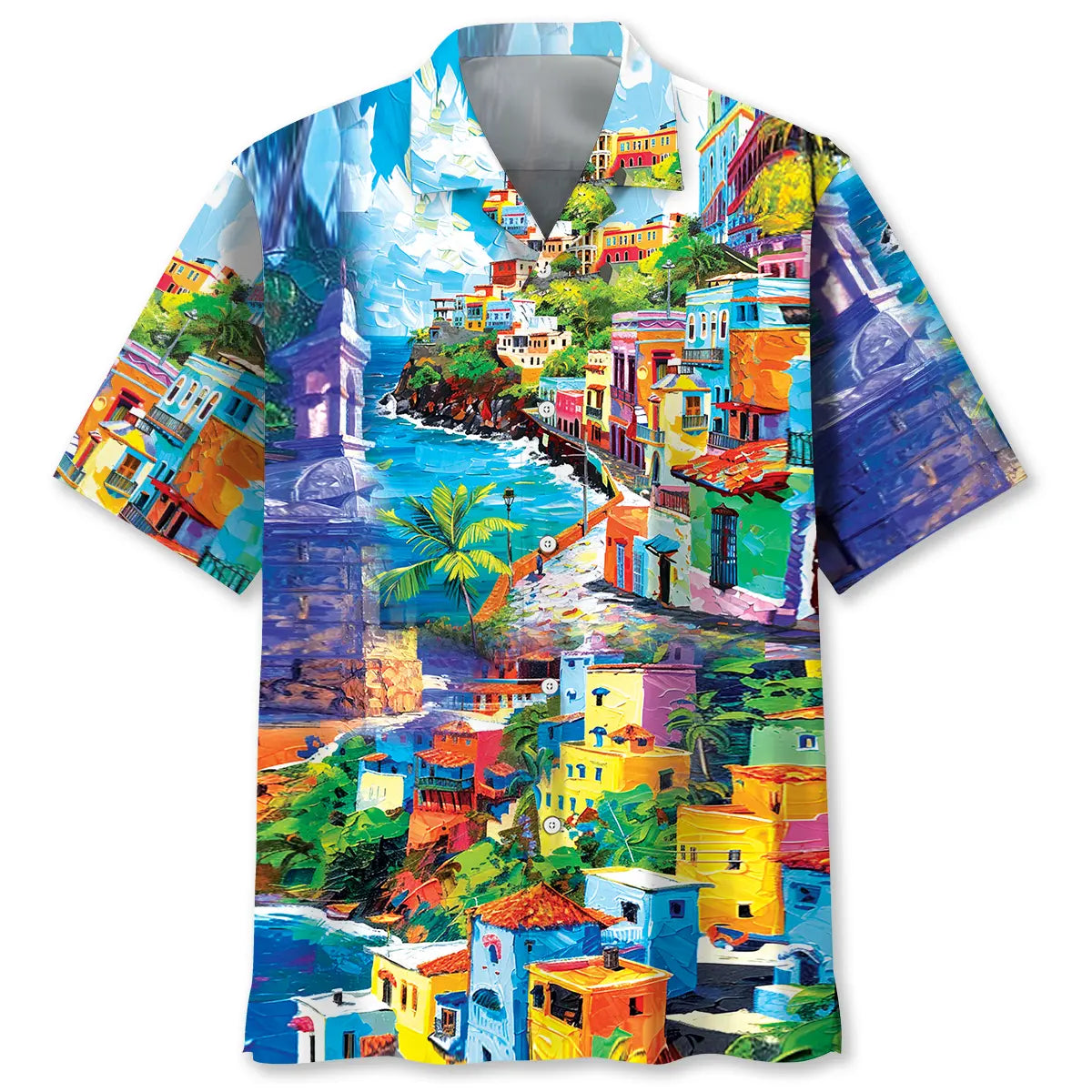 Puerto Rico San Juan Hawaiian Shirt For Family Vacation And Seasonal Wardrobe