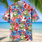 Puerto Rico Tropical Hawaiian Shirt For Seasonal Celebration And Casual Wear