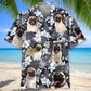 Tropical Pug Hawaiian Shirt For Coastal Travel, Casual Events, And Comfortable Summer Wear