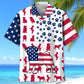 American Pug Flag Hawaiian Shirt For Coastal Travel, Casual Events, And Comfortable Summer Wear