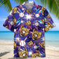 Purple Baseball Gloves Hawaiian Shirt For Beach Days, Summer Outings, And Thoughtful Gift Giving