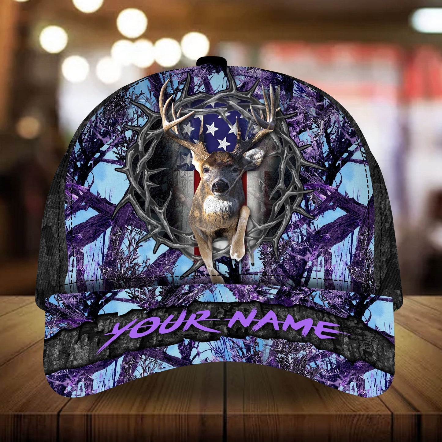 Awesome USA Deer Hunting Personalized Classic Cap For Everyday Accessories Vacations And Outdoor Fun