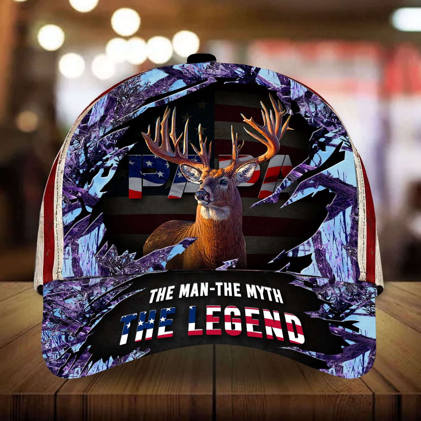 Best Papa Deer Hunting Classic Cap For Outdoor Travel Parties And Thoughtful Holiday Gifting
