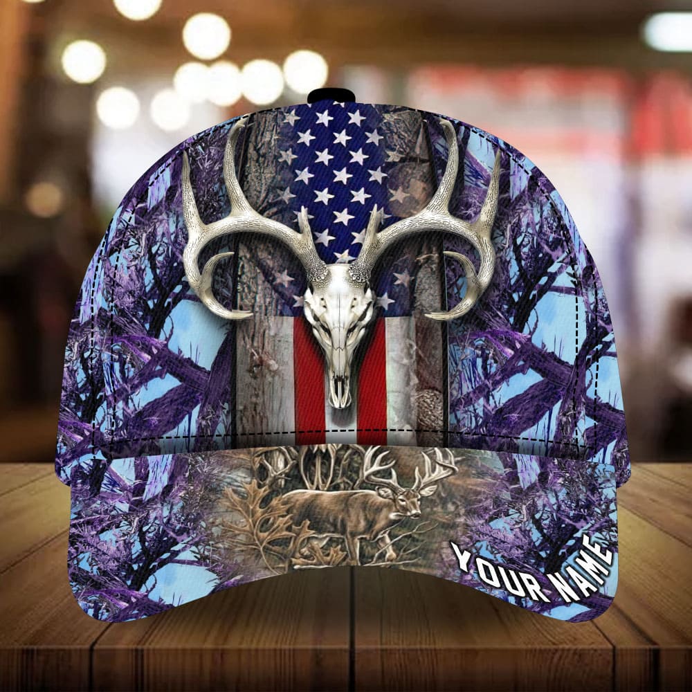 Unique Deer Hunting Personalized Classic Cap For Casual Styling Holiday Travel And Weekend Adventures
