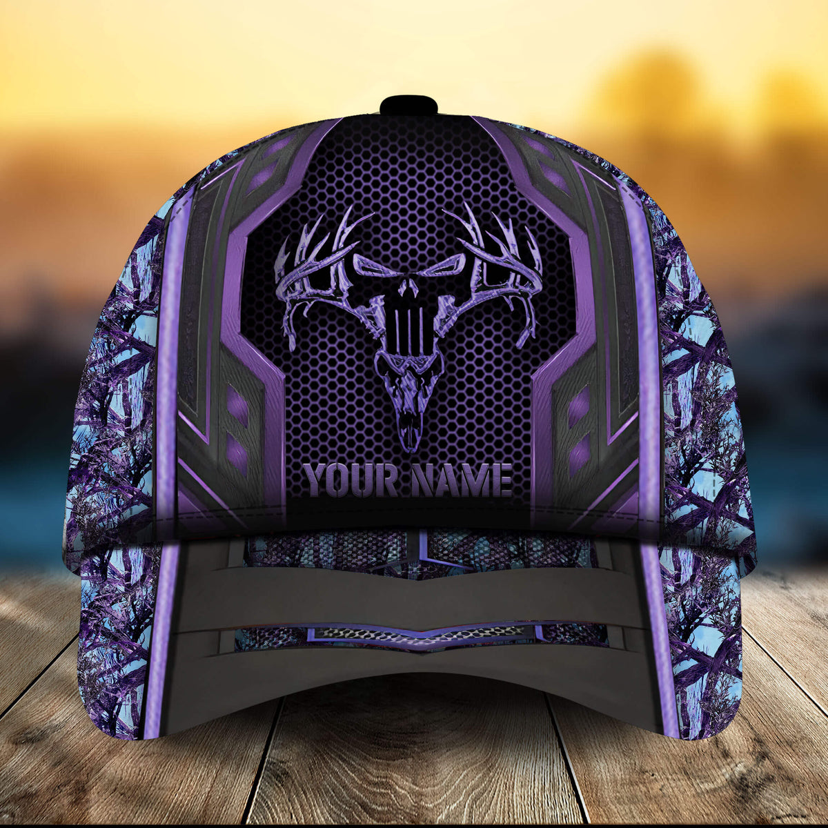 Skull Hunting Personalized Classic Cap For Beach Vacations Outdoor Trips And Everyday Comfort