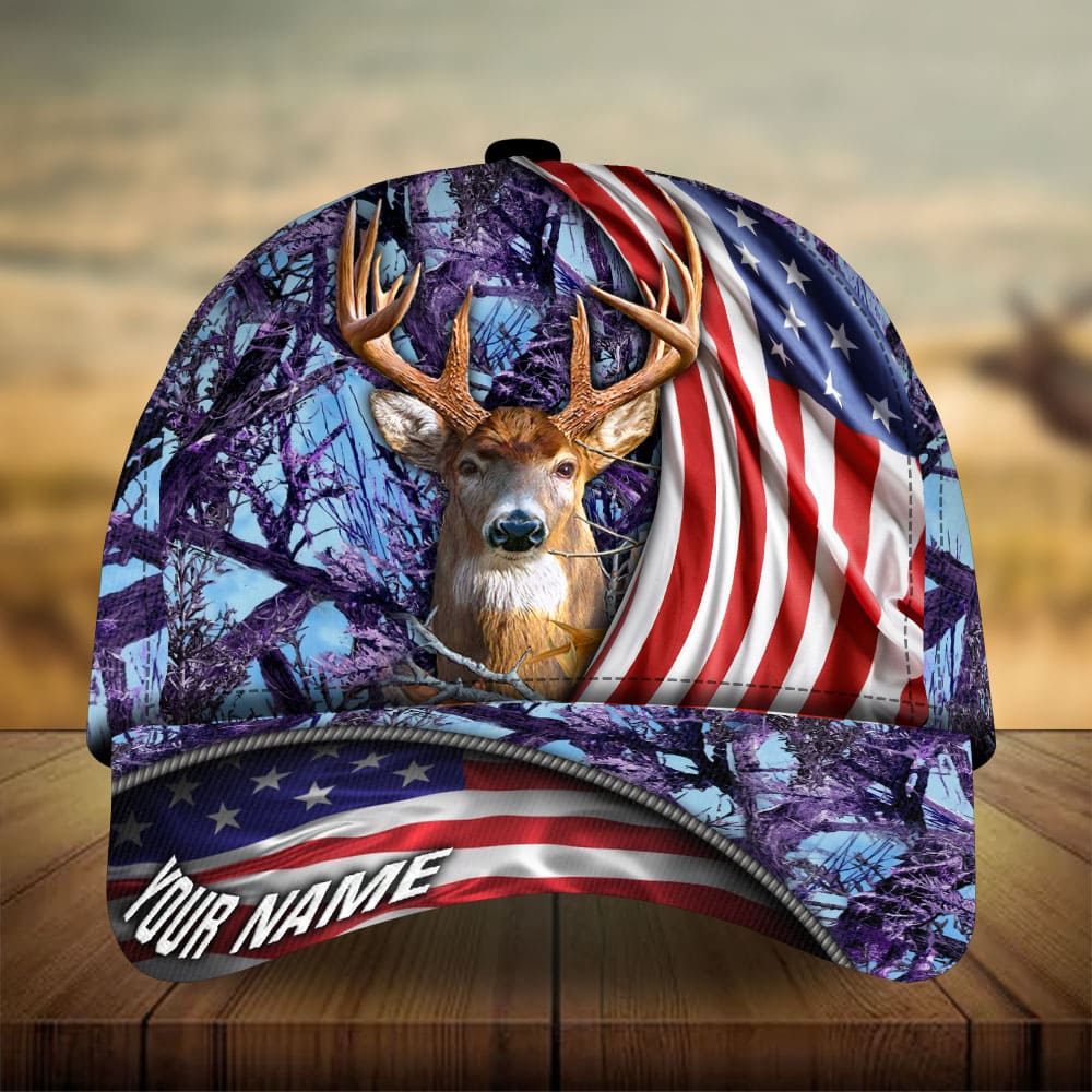 New US Deer Hunting Personalized Classic Cap For Holiday Adventures Parties And Comfortable Styling