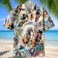 Racing Cycling Hawaiian Shirt For Summer Vacation, Beach Travel, And Casual Wear
