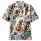 Racing Cycling Hawaiian Shirt For Summer Vacation, Beach Travel, And Casual Wear