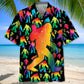 Rainbow Bigfoot Party Hawaiian Shirt For Beachside Event And Thoughtful Gifting
