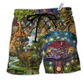 Hippie My Dream Treehouse So Awesome Hawaiian Beach Shorts For Tropical Holidays And Weekend Adventures