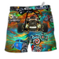 Car Classic Hot Rod Beach Shorts For Resort Getaways And Easy Warm Weather Wear