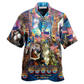 Cat American Countdown Hawaiian Shirt Design Detail For Sunny Adventures And Casual Wear