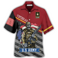 Veteran Army Am Grumpy Hawaiian Shirt For Vacation Days And Relaxed Coastal Outings