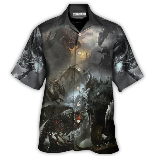 Monster Apocalypse Coming Hawaiian Shirt Resort Outfit View For Weekend Trips