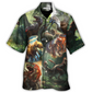 Dinosaur Roar Jungle Hawaiian Shirt Front Pattern View For Thoughtful Gifting
