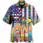 Rainbow Pride Kind Hawaiian Shirt Artwork View For Coastal Escapes And Resort Style