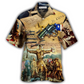Peaceful Outdoor Heritage Hawaiian Shirt For Summer Vacation Beach Travel And Casual Wear