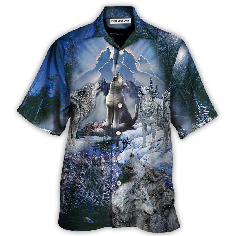 Wolf Not Lonely Alone Hawaiian Shirt Summer Design Detail For Beach Days