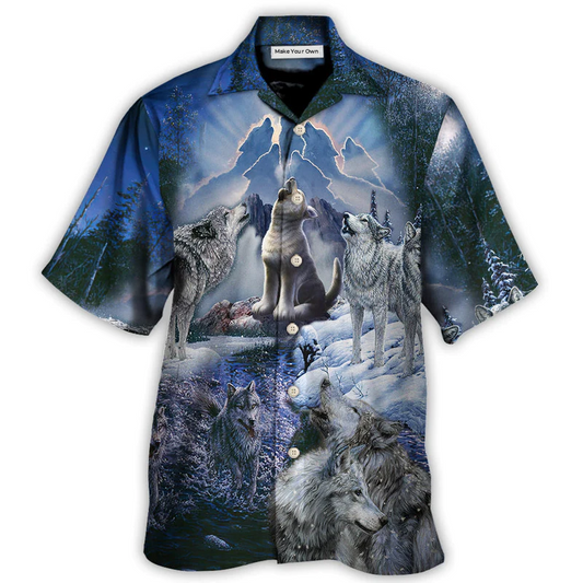 Wolf Not Lonely Alone Hawaiian Shirt Summer Design Detail For Beach Days