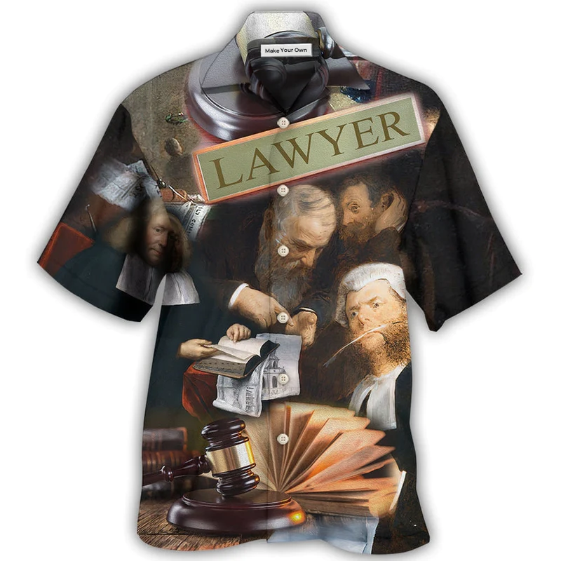 Lawyer Hawaiian Shirt Design View For Resort Travel And Thoughtful Gifting