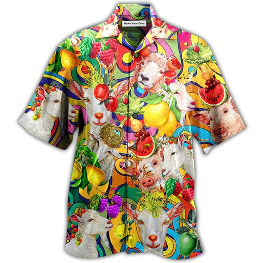 Farm Life And Wildlife Hawaiian Shirt For Beach Parties Vacation Travel And Relaxed Casual Style