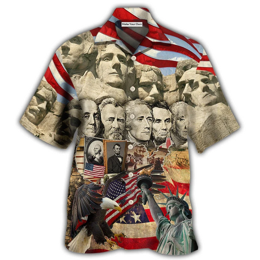 American History Freedom Dear Peace Sweet Hawaiian Shirt Artwork View For Coastal Escapes And Resort Style