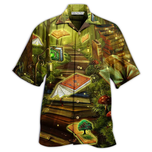 Magical Mystical Book Hawaiian Shirt For Summer Vacation And Beach Travel