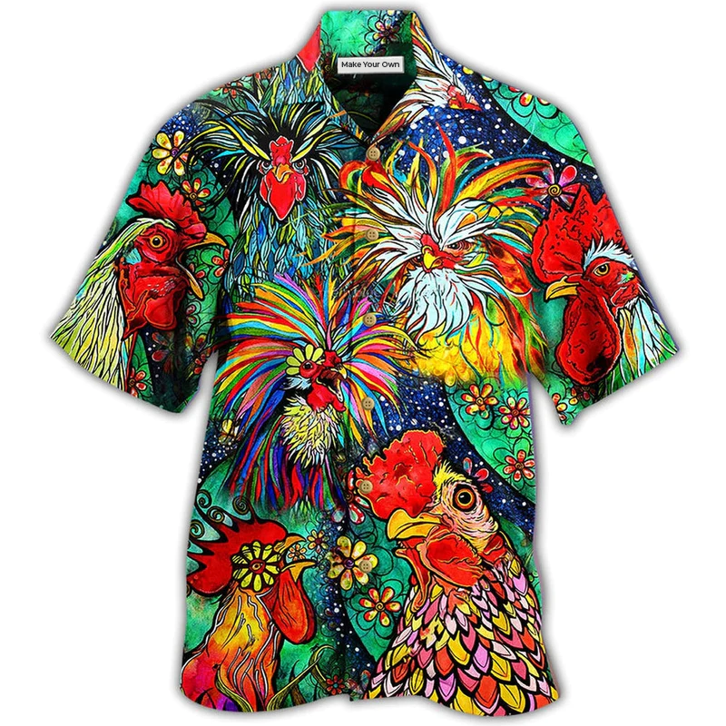 Chicken Amazing Hawaiian Shirt For Summer Events And Casual Outdoor Wear