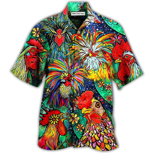Chicken Amazing Hawaiian Shirt For Summer Events And Casual Outdoor Wear