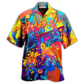 Basketball Hawaiian Shirt For Summer Events Coastal Travel And Comfortable Styling