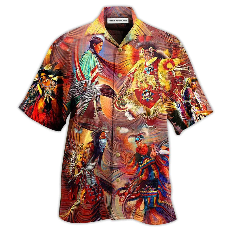 Bohemian Together Hawaiian Shirt Design Detail For Sunny Adventures And Casual Wear