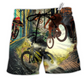 Bike Never Underestimate A Man With Mountain Beach Shorts For Weekend Getaways And Travel