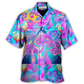 Bohemian Magical Mushroom Psychedelic Tapestry Trippy Eye Hawaiian Shirt For Summer Vacation And Beach Travel