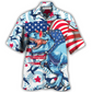 Funny Dinosaur Independence Day Dinosaurus Hawaiian Shirt For Beach Parties And Weekend Getaways