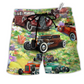 Hot Rod Life Is Too Short To Drive Boring Cars Beach Shorts For Outdoor Adventures And Comfort
