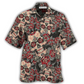 Floral Skull Hawaiian Shirt For Resort Holidays Beach Travel And Relaxed Casual Fashion