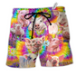 Pig Animals Easily Distracted By Piggy Very Cute Beach Shorts For Beach Days And Casual Travel