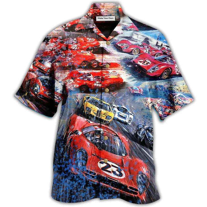 Car Racing Win Wreck Hawaiian Shirt For Poolside Relaxation And Sunny Getaways