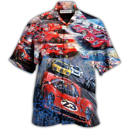Car Racing Win Wreck Hawaiian Shirt For Poolside Relaxation And Sunny Getaways