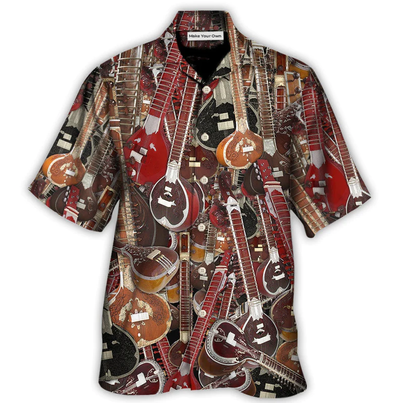 Music Sitar Awesome Play Hawaiian Shirt For Summer Vacation And Beach Travel
