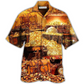 Luxury Gold Treasure Hawaiian Shirt For Tropical Parties Vacation Travel And Casual Summer Style