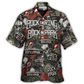 Rock Music Festival Hawaiian Shirt Relaxed Style View For Warm Weather Events