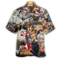 Game Card Beautiful Cats Play Hawaiian Shirt Design Detail For Sunny Adventures And Casual Wear