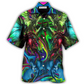 Colorful Dragon Hawaiian Shirt Artwork View For Weekend Travel And Beach Style