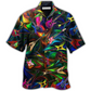 Electric Guitar Hawaiian Shirt For Island Trips Summer Gatherings And Comfortable Daily Wear