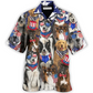 Funny Dogs Independence Day Hawaiian Shirt For Summer Events And Casual Outdoor Wear