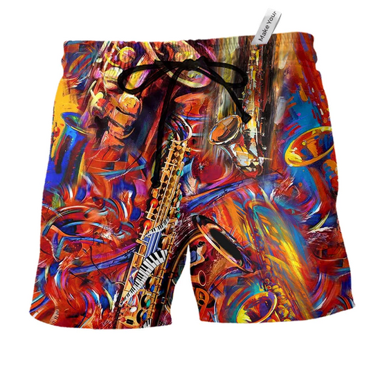 Music Beach Shorts For Oceanfront Escapes And Comfortable Daily Use