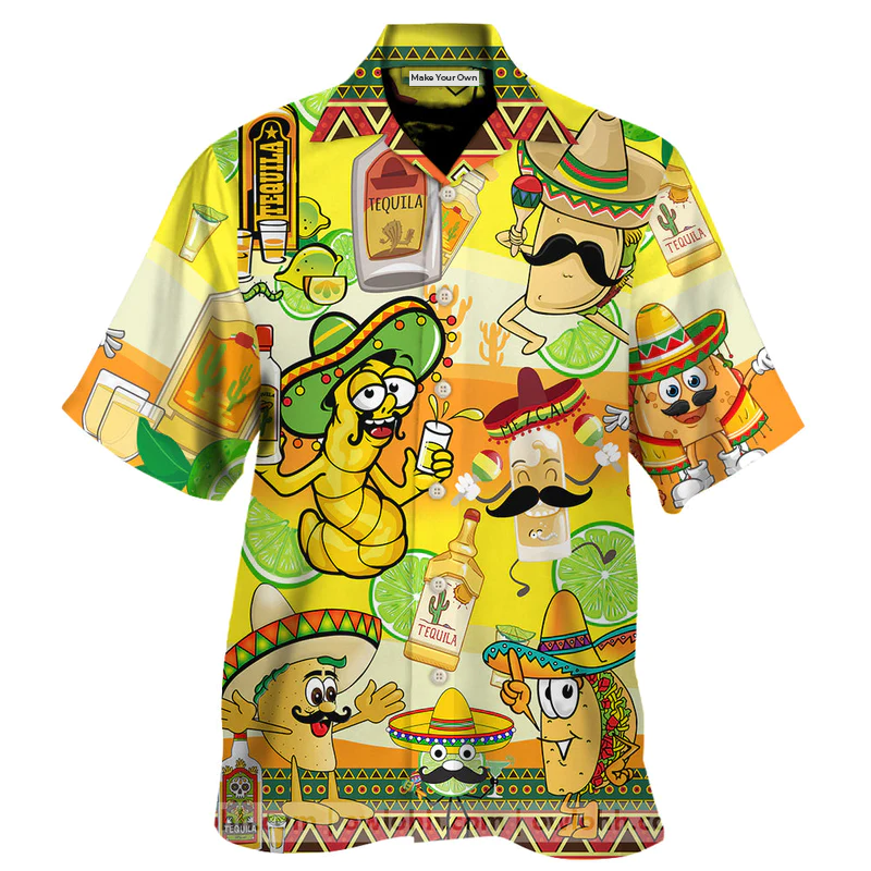 Magical Wine Tequila Water Fun People Hawaiian Shirt For Resort Days, Summer Events, And Comfortable Outdoor Activities